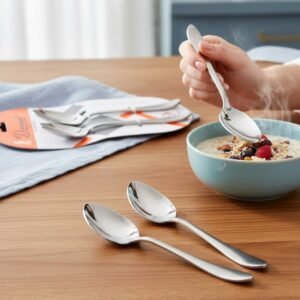 Decent Stainless Steel Cutlery Set including Spoons Forks and Knives