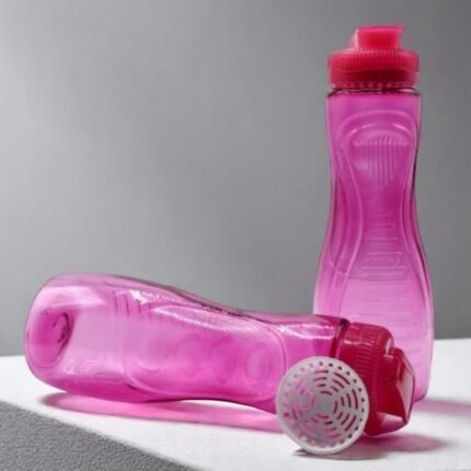 1 Liter Purple Plastic Water Bottle – Leakproof Flip Cap Sports Bottle for Office, School & Gym in Pakistan
