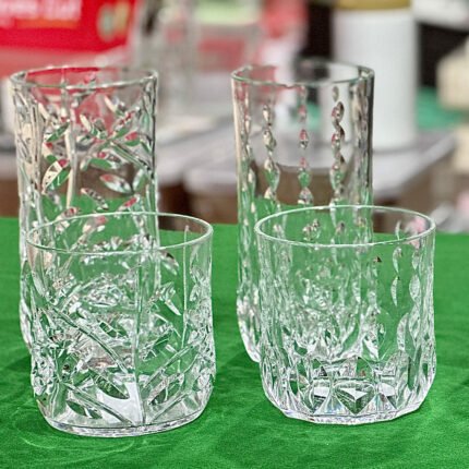Water Set Acrylic Unbreakable Plastic Water Set Crystal Clear Water Set
