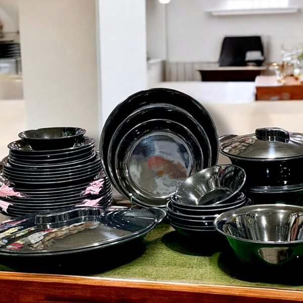 dinner Set black