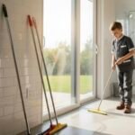 Aroni Durable Plastic Floor Wiper with Stainless Steel Rod AH-300 | Floor Cleaning Mop for Kitchen Accessories and Household Items in Pakistan | Available at Wholesale Rate