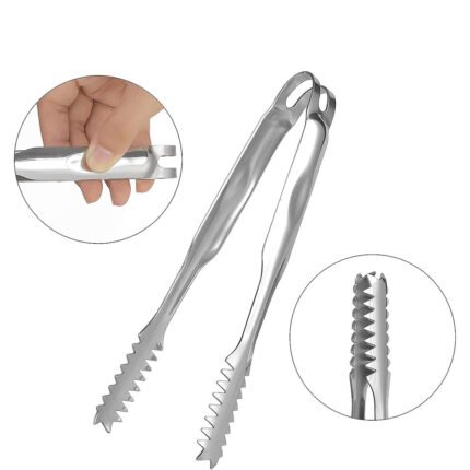 Premium Stainless Steel Kitchen Tong , Ice or BBQ Serving tong