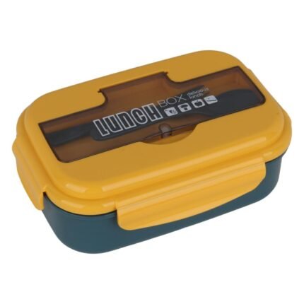 Lunch Box For Kids School Tiffin Box With Fork And Spoon 2 compartments Storage Container