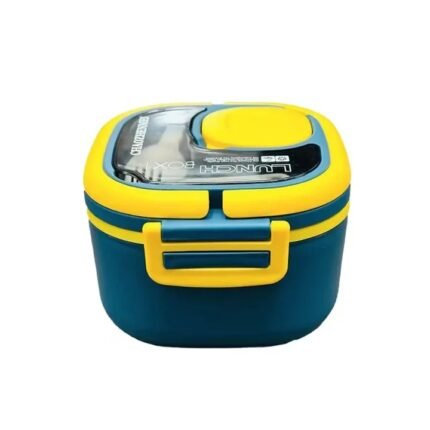 High Quality Portable Plastic Lunch Box For Kids School Large Capacity Microwaveable Tiffin Box for Office and Students