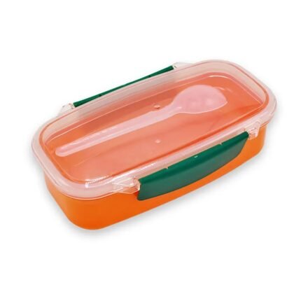 Lunch Boxes With Acrylic Lid Lunch Box For Kids School Single Compartment Tiffin Box