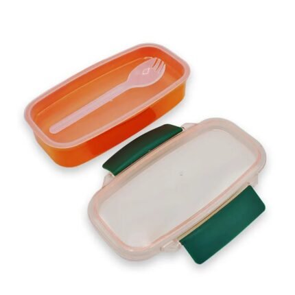 Lunch Boxes With Acrylic Lid Lunch Box For Kids School Single Compartment Tiffin Box