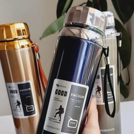 Insulated Stainless Steel Water Bottle 800ml Vacuum Flask for Hot and Cold Drinks Thermal Stainless Steel Water Bottle