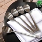 6 Pcs Stainless Steel Korean Spoon Set – Matte Finish – Durable & Stylish