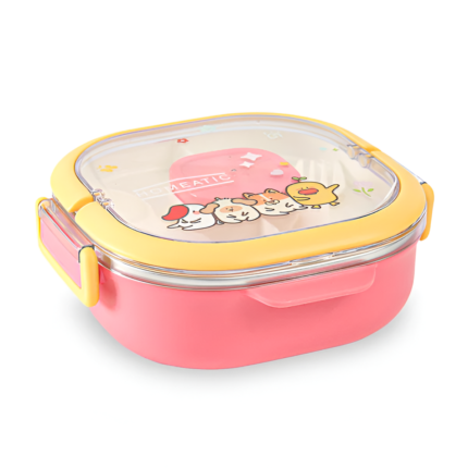 Cute Airtight Kids Lunch Box – Leak-Proof, BPA-Free Bento Box for School, Snacks & Meal Prep in Pakistan