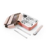Premium Stainless Steel Lunch Box – Leak-Proof, BPA-Free Bento for Kids & Office, Healthy Meal Prep in Pakistan