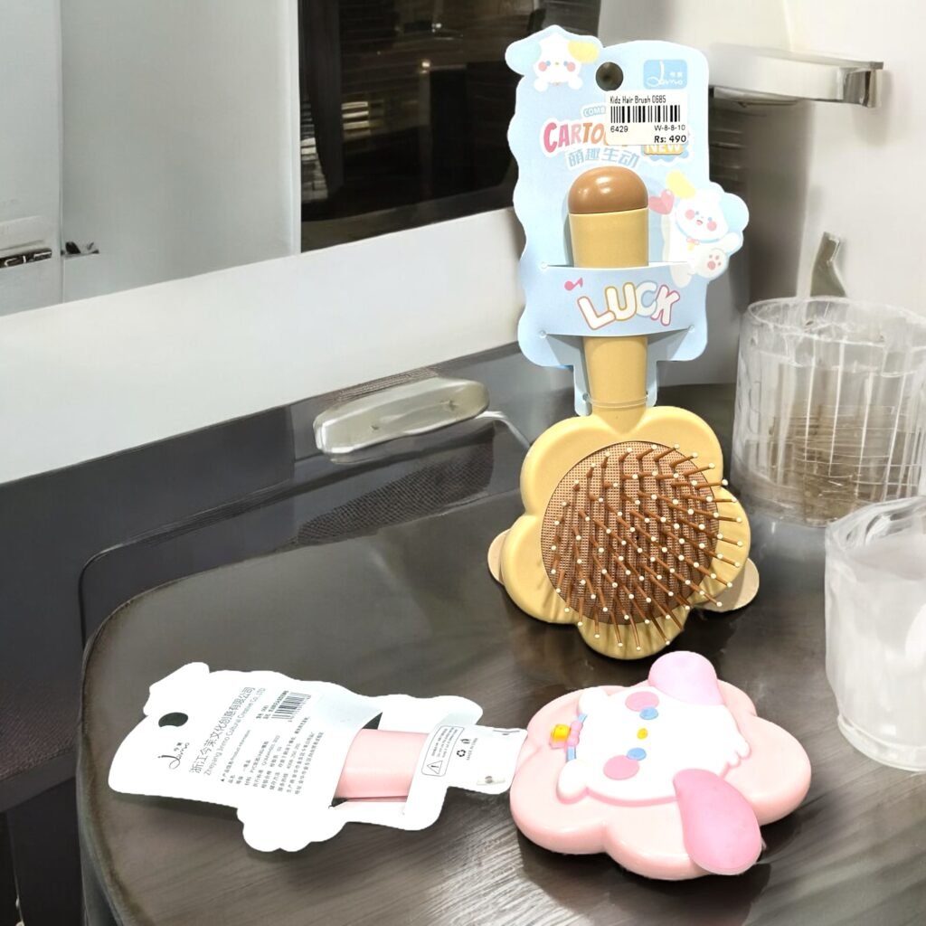 Kids Detangling Hair Brush – Gentle, No-Tear, Soft Bristles for Easy Styling