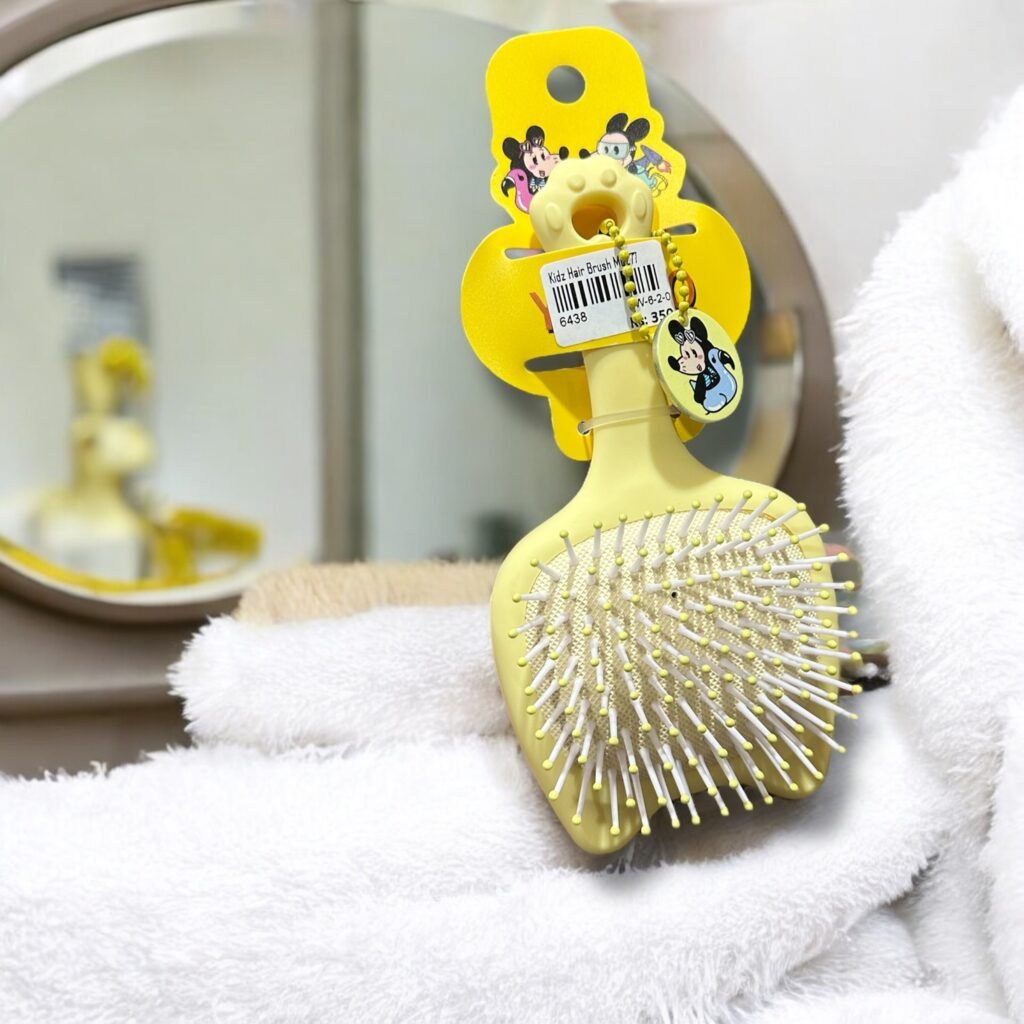 Cute Cartoon Kids Hair Brush – Soft Detangling Bristles, Easy Grip, No-Tangle Brush for Children in Pakistan