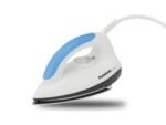 Panasonic NI-317T lightweight white and blue dry iron with non-stick soleplate and temperature dial