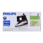 Philips HD1172 dry iron with black handle and polished soleplate