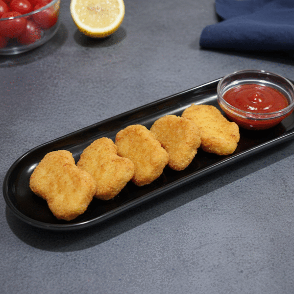 Black oval serving platter 15x4.5 inch for sushi and appetizers