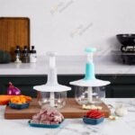 Manual Vegetable Chopper & Meat Mincer (1.5L & 2L) | Push-Down Hand Food Processor