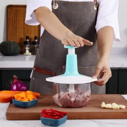 Manual Vegetable Chopper & Meat Mincer (1.5L & 2L) | Push-Down Hand Food Processor