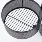 Black 3/4/5 Layer 360 Rotating Round and Sliding Square Kitchen Storage Rack Trolley Organizer with Wheels for Vegetable and Fruit in Pakistan