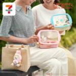 800ml Mofusand Sanrio glass lunch box microwave oven safe food container with silicone edge lid for office and school meals Pakistan.