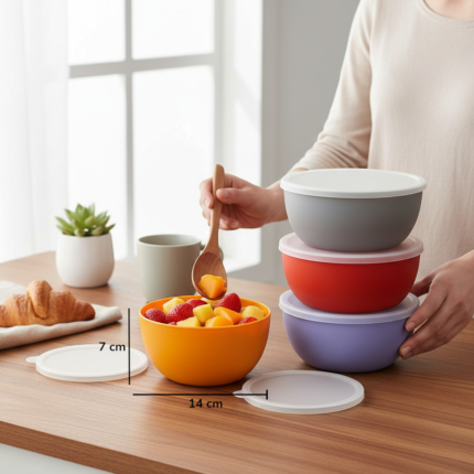 Aroni Rio Pure Plastic Food Container in Small and Medium sizes.