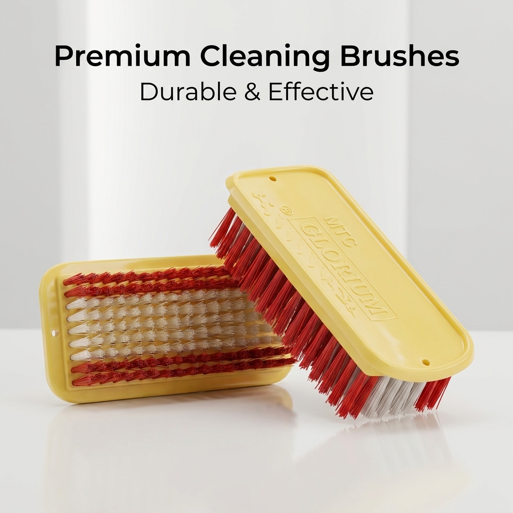 cloth-washing-brush-cleaning-pakistan.jpg Yellow plastic cloth washing brush with red and white hard bristles for washing clothes, shoes and floors