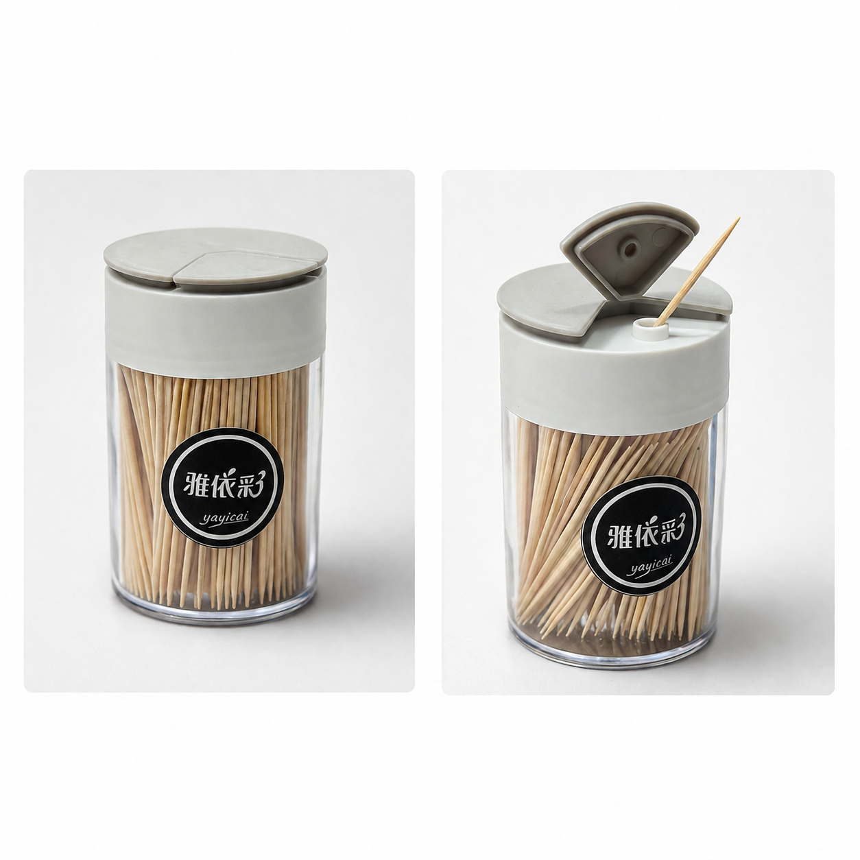 toothpick-dispenser-box-push-button-pakistan.jpg Toothpick dispenser box with bamboo toothpicks and push button pop-up lid