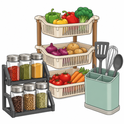 Racks- Spice | Vegetables | Utensils